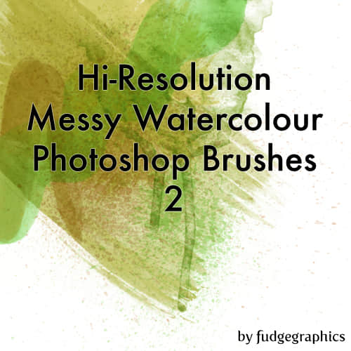 高品质超清水墨、水彩、水粉photoshop画笔笔刷下载