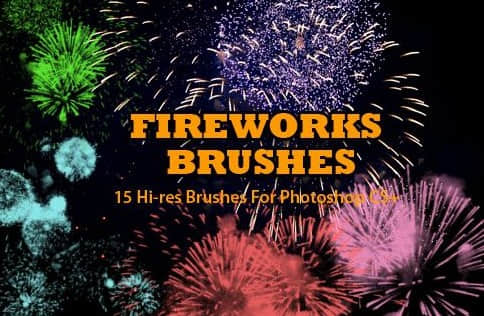 Photoshop 烟火、烟花爆炸效果笔刷