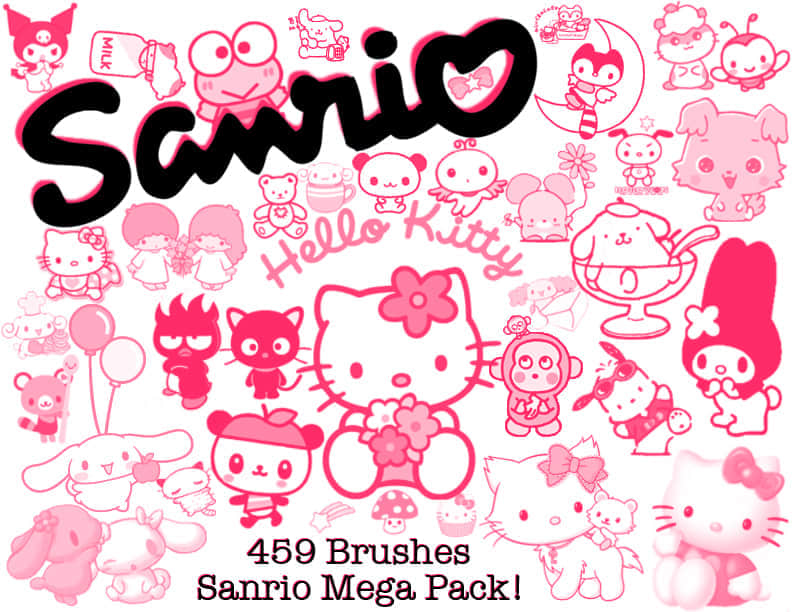 459个可爱的Hello Kitty笔刷