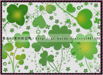 植物幸运四叶草笔刷下载