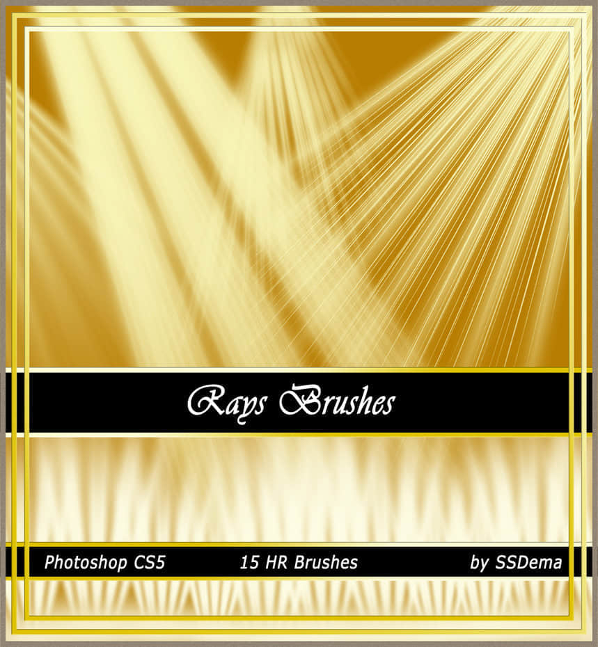Photoshop CS5 光线照射笔刷