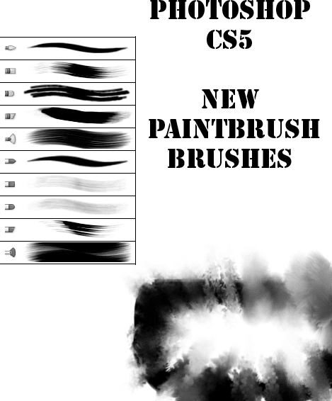 Photoshop CS5专用刷子材质笔刷下载