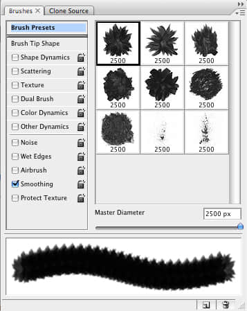 Photoshop刷子涂抹艺术笔刷