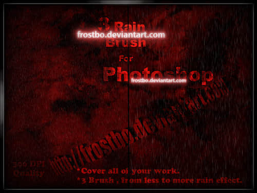 Photoshop下雨效果笔刷
