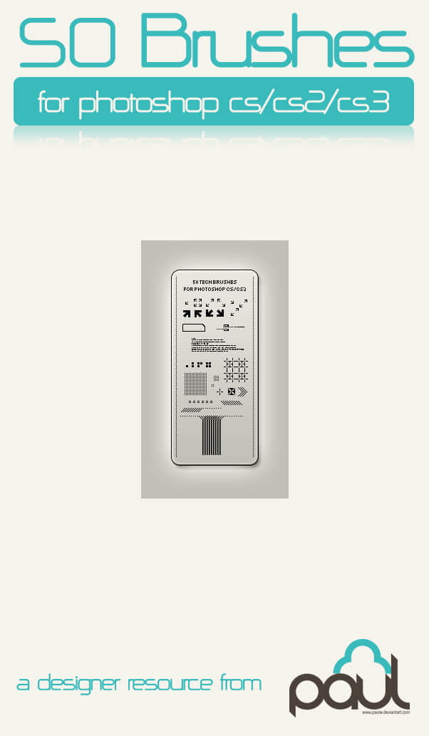 高科技应用笔刷
