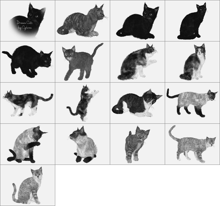 可爱小猫咪笔刷