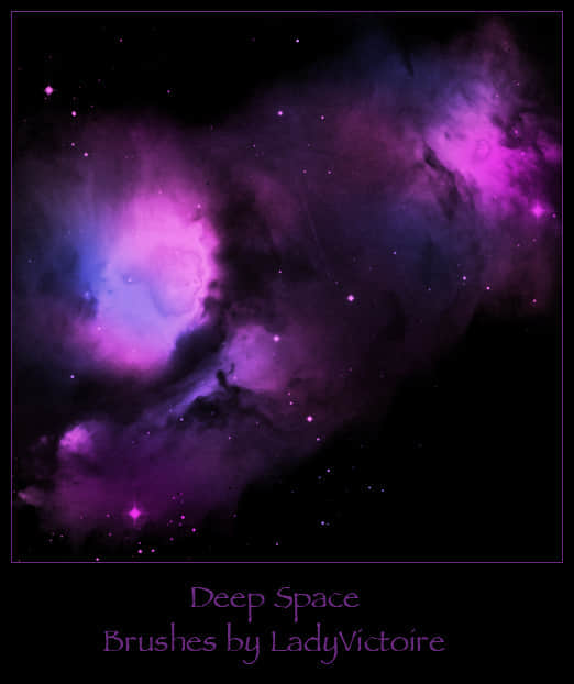 深紫宇宙星云笔刷
