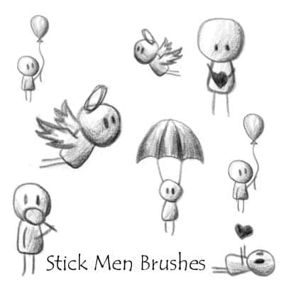 素描小晴人笔刷