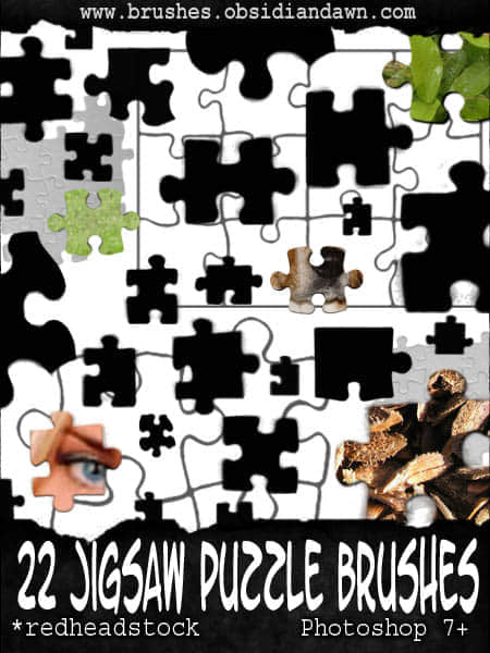 22种拼图类型笔刷