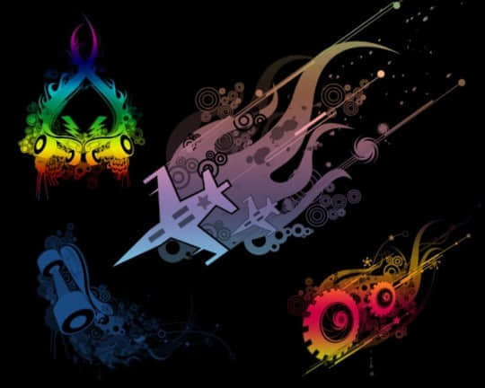 潮流元素笔刷