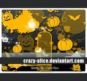 万圣节装饰笔刷-玩吧资源站