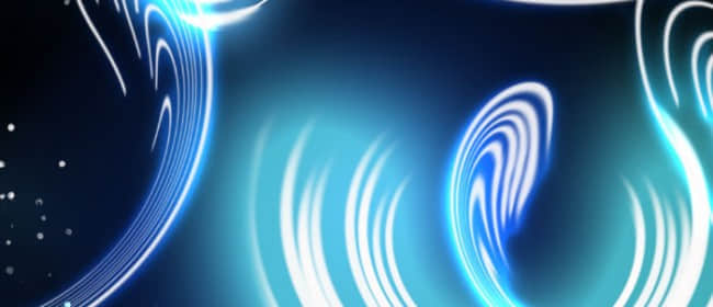 弯曲的光线笔刷-玩吧资源站