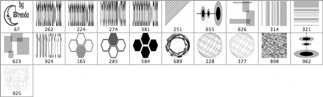 数字时代背景笔刷
