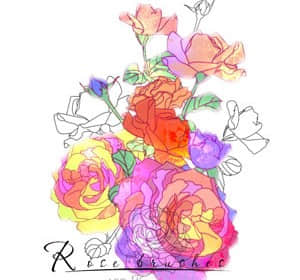 玫瑰花笔刷-玩吧资源站