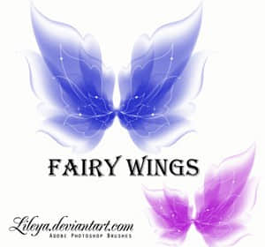 仙女翅膀笔刷-玩吧资源站