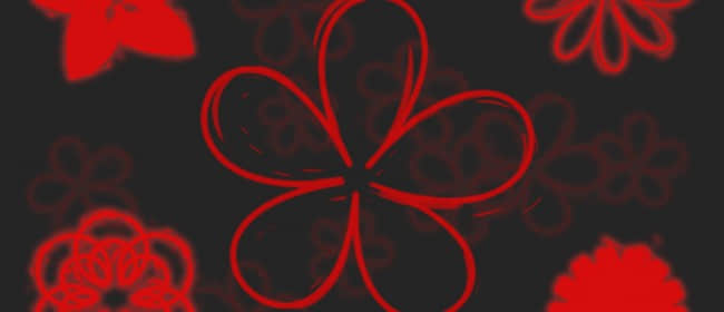 剪纸花纹笔刷-玩吧资源站