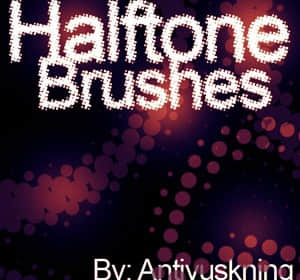 半色调笔刷-玩吧资源站