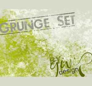 青苔纹理笔刷-玩吧资源站