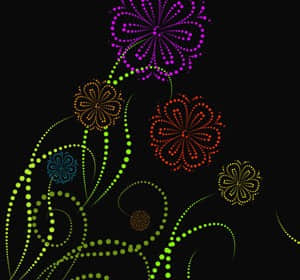 点状花纹笔刷-玩吧资源站