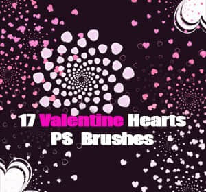 红桃爱心笔刷-玩吧资源站