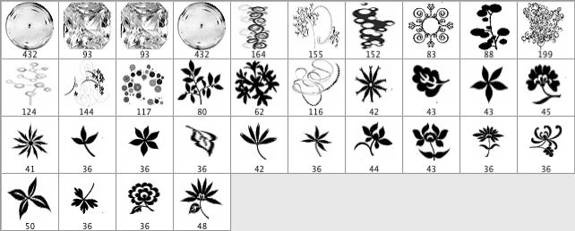 花团锦簇式花园笔刷