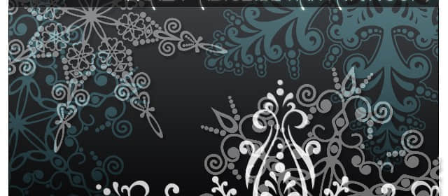 漂亮的雪花笔刷-玩吧资源站