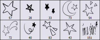明星涂鸦笔刷