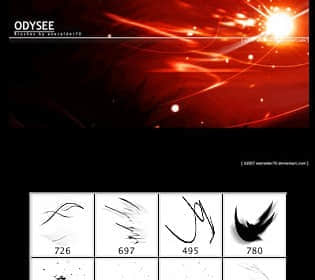 抽象笔刷2-玩吧资源站