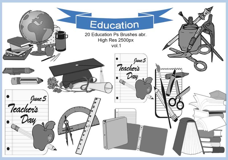 学习用品笔刷-玩吧资源站