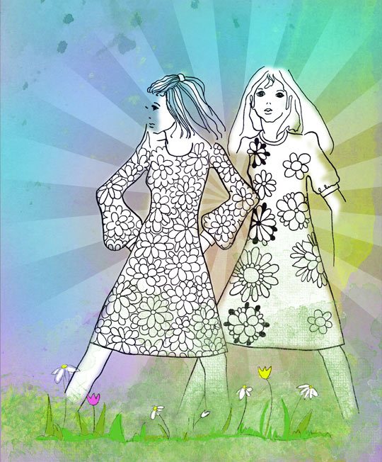 时尚女孩笔刷