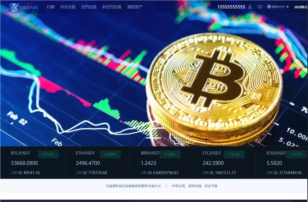 A1840三语言BBANK修复版本网站源码/服务器打包/K线行情正常