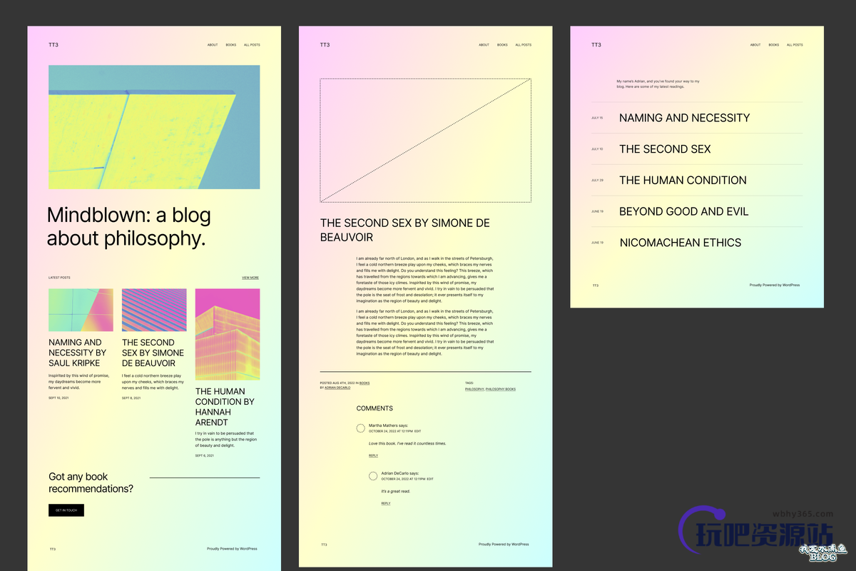 图片[8]-WordPress 宣布了新的默认主题 TT3 的 10 种排版风格-玩吧资源站