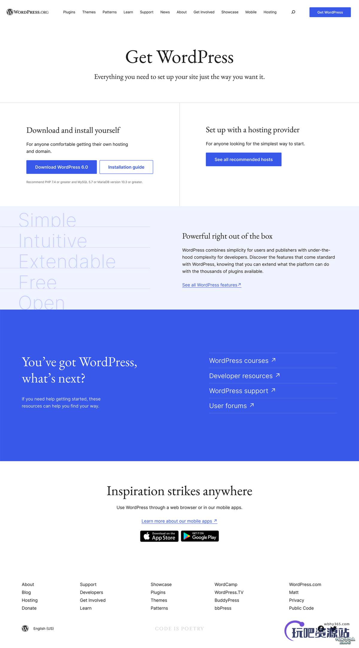 图片[2]-WordPress.org 推出了新的首页和下载页-玩吧资源站